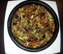 Антеп Тава
(агнешко месо, патладжан, червена чушка и домат изпечено в пещ) - 500 гр